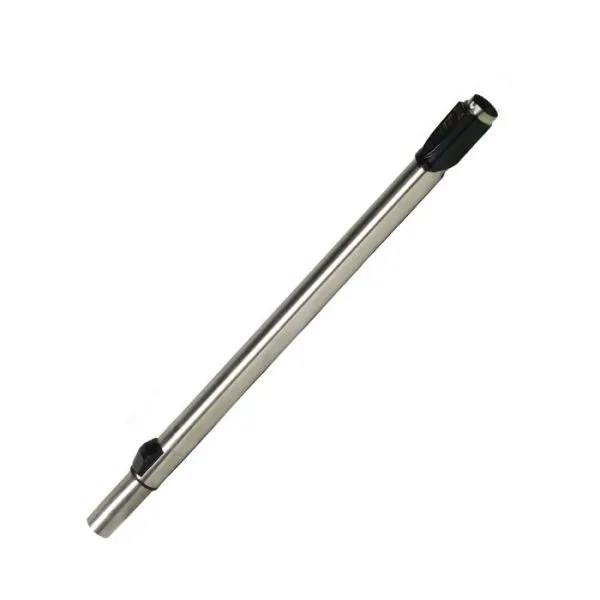 Teleskopická trubice s pojistkou proti vysmeknutí a krokovým zámkem z odolné chromové oceli. Určeno pro centrální vysávání.